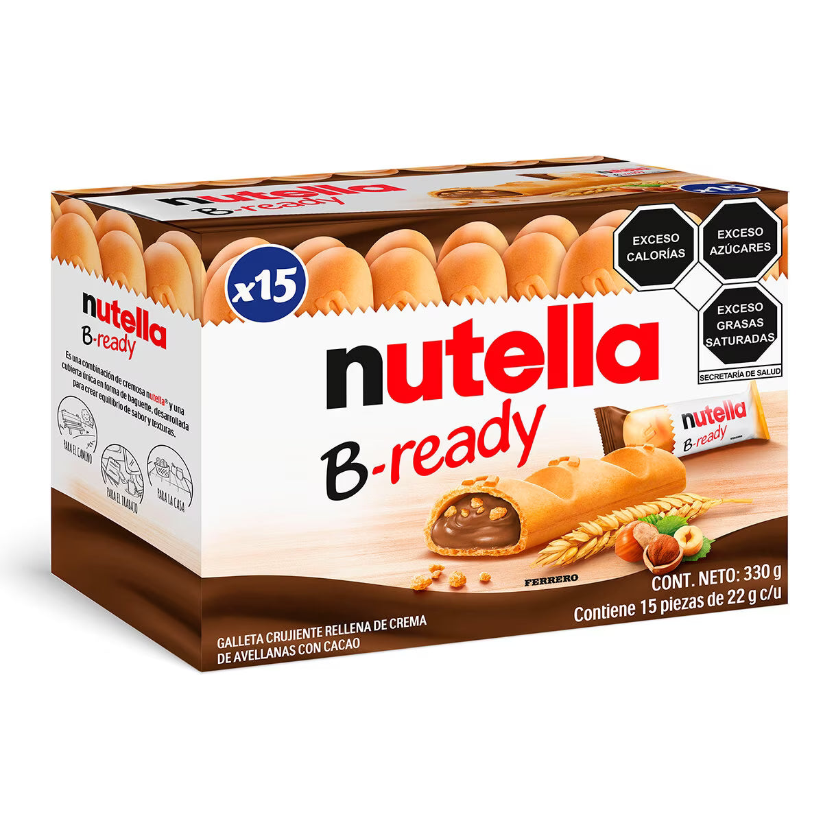 Caja Nutella b Ready 15/22grs
