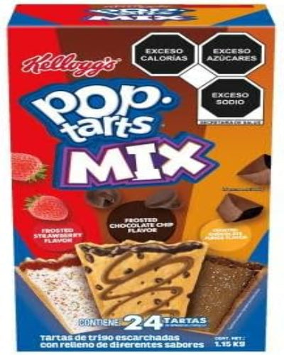 Barras Poptarts mix Kelloggs 8 pzs