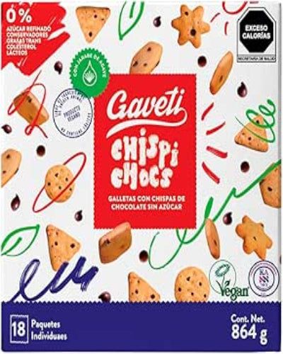 GALLETA GAVETI CHISPI CHOCS 864g