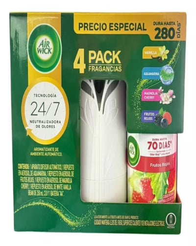 Air Wick 4 pack (4 fragancias)