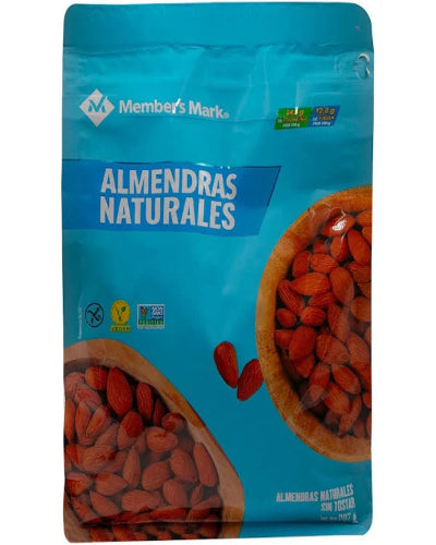 Almendras Naturales Members Mark 907grs