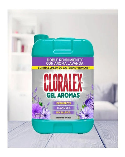 Cloralex gel aromas 10 LITROS