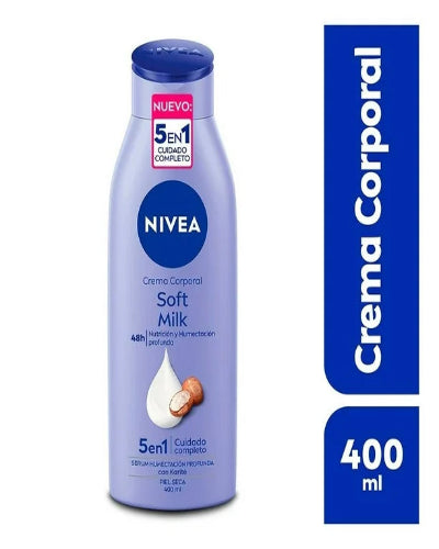 Crema Corporal Nivea Soft Milk 400 ml