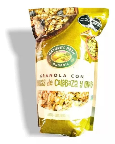 Granola con semillas de calabaza y linaza
