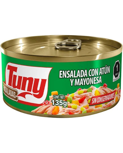 Ensaladas con atun y mayonesa