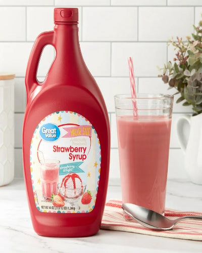 Great Value Strawberry Syrup 1.24kg