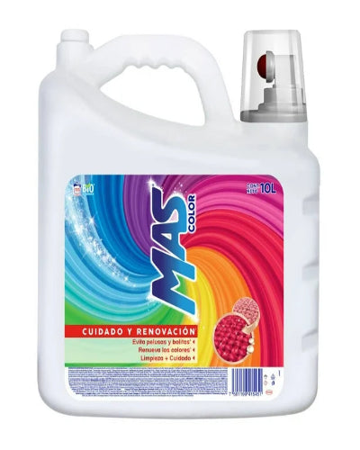 Detergente líquido Mas Color 10Lt