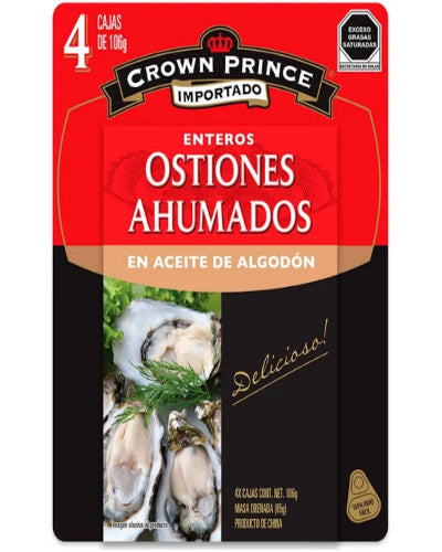 Ostiones Ahumados 4/106grs