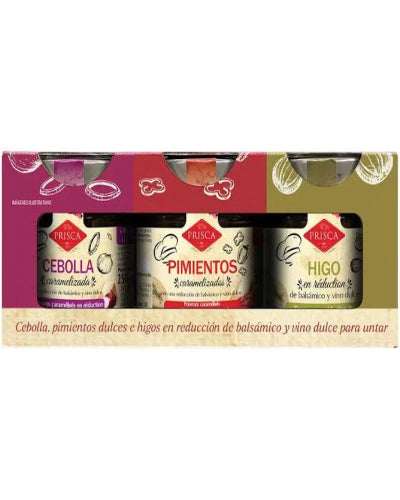 Pack de 3 aderezos Prisca 3/250grs