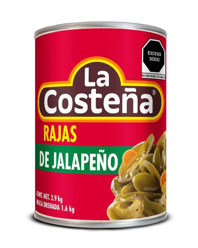 Rajas de Jalapeño la costeña 220grs