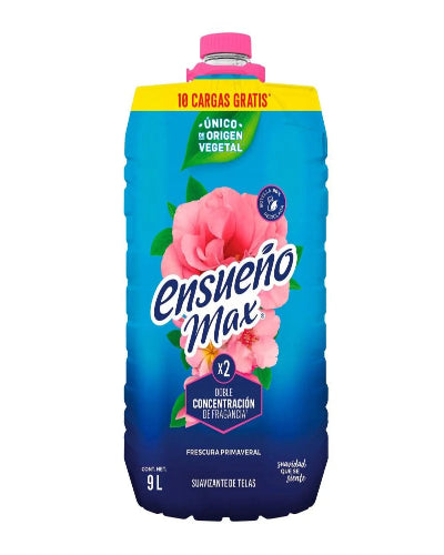 Suavizante de Telas Ensueño Frescura Primaveral 9 l