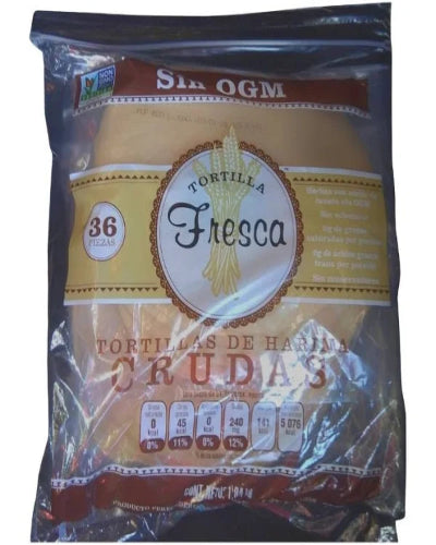 Tortillas de harina cruda FRESCA 1.87