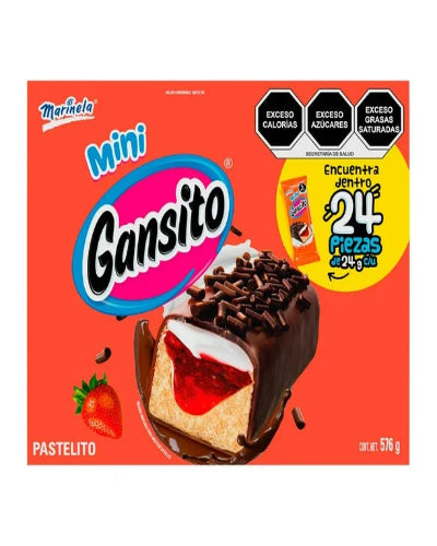 Mini Gansito Marinela 24 pzas