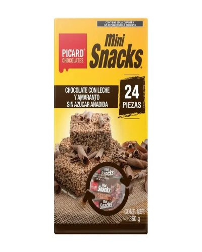 Barras Mini Snacks  con Leche y Amaranto Picard