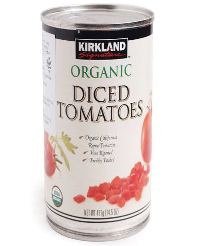 Tomates en cubos organicos 411grs
