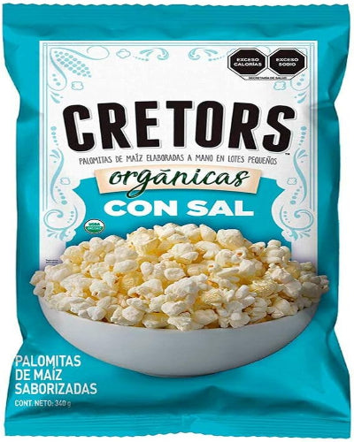 Palomitas Cretors Organicas con sal 340grs