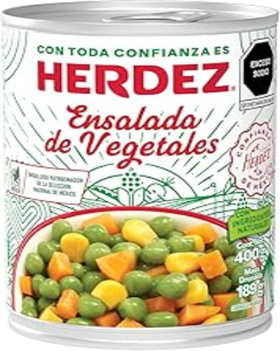 Ensalada de Vegetales Herdez 400grs