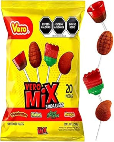 Dulces Vero Paletas Mix Picosito