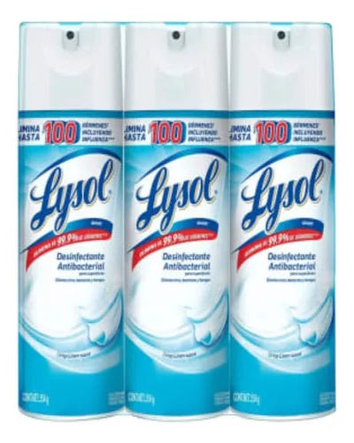 Paquete Lysol Spray 3/354grs