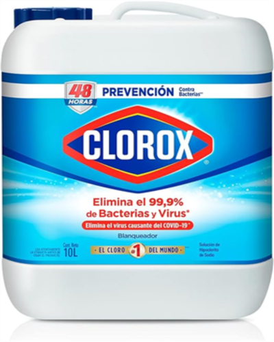 Clorox (cloro bote blanco) 10 L