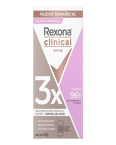 Rexona Clinical  Mujer Crema 58grs
