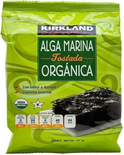 Alga Marina tostada organica Kirkland 17grs