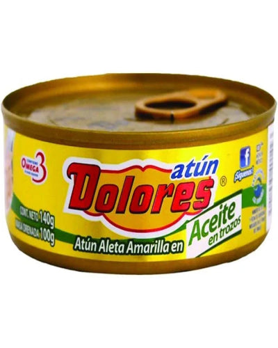 Atun Dolores en Aceite 140grs-8x160 ahorra $16