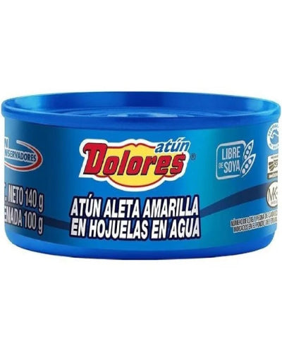 Atun Dolores en Agua 140grs-8x160 ahorra $16
