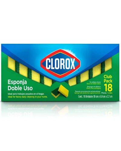 Caja Esponjas Clorox 18pzas