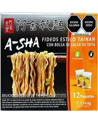 Caja Fideos Asha 12/95grs