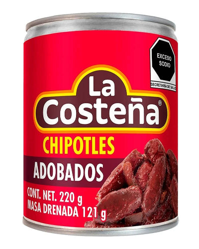 Chipotles Adobados La costeña 220grs