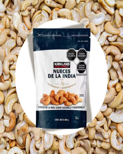 Nueces de la India Sabor Caramelo y Mantequilla