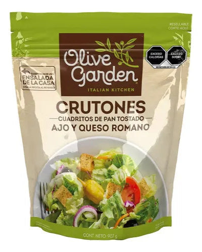 crutones ajo y queso parmesano
