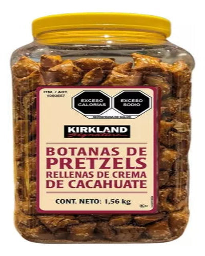 Botanas de Pretzels Rellenas Crema de Cacahuate 1.56K