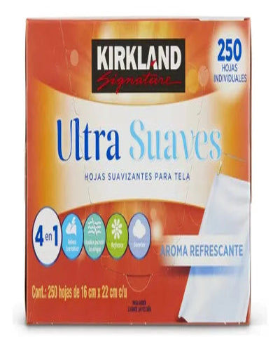 Toalla Secadora Kirkland Hoja Suavizantes para tela 250