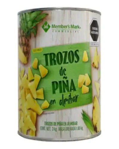 Rebanadas de Piña Almibar Members Mark 800 grs