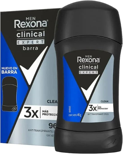 Desodorante antitranspirante en barra rexona clinical 46grs