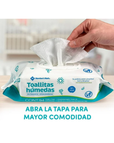 3x120 ahorra $15 -Toallitas members Mark 94 toallitas