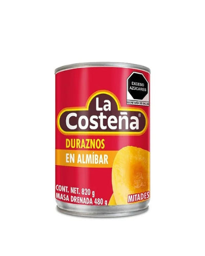 Duraznos en almibar 820grs