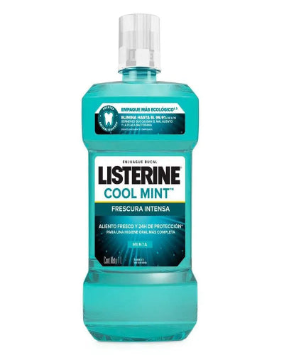 Enjuague Bucal Listerine Coolmint de 1 l
