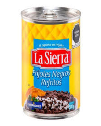 Frijoles Negros Refritos La Sierra 580grs