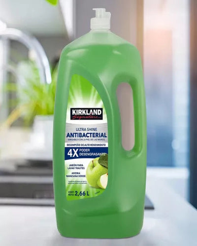 Jabon Lavatraste Liquido UltraShine Kirkland 2.66L