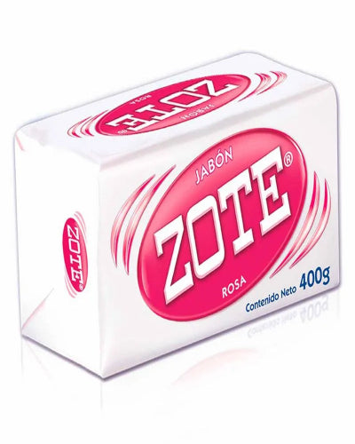 Jabon Zote Barra Rosa 400 grs
