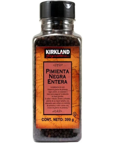 Kirkland Signature Pimienta Negra Entera 399 g