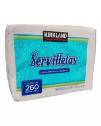 Kirkland Signature Servilletas 1 paquete de 260 pzas
