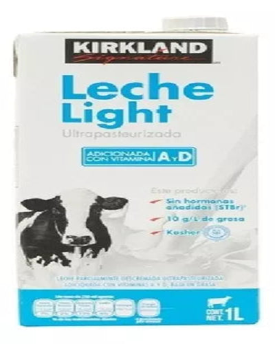 Leche Light Kirkland 1 L