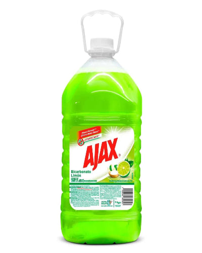 Limpiador Multiusos Ajax Bicarbonato Limón 5 Litros