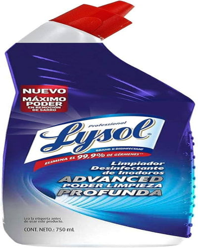 Lysol Limpiador Desinfectante de Inodoros 750ml