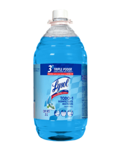 Lysol triple poder 5 L Citricos Amarillo