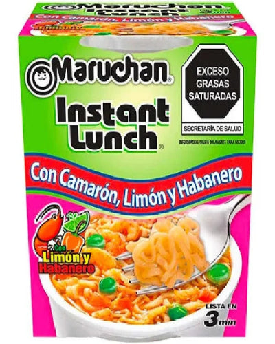 Maruchan camaròn, limòn y habanero 64 g